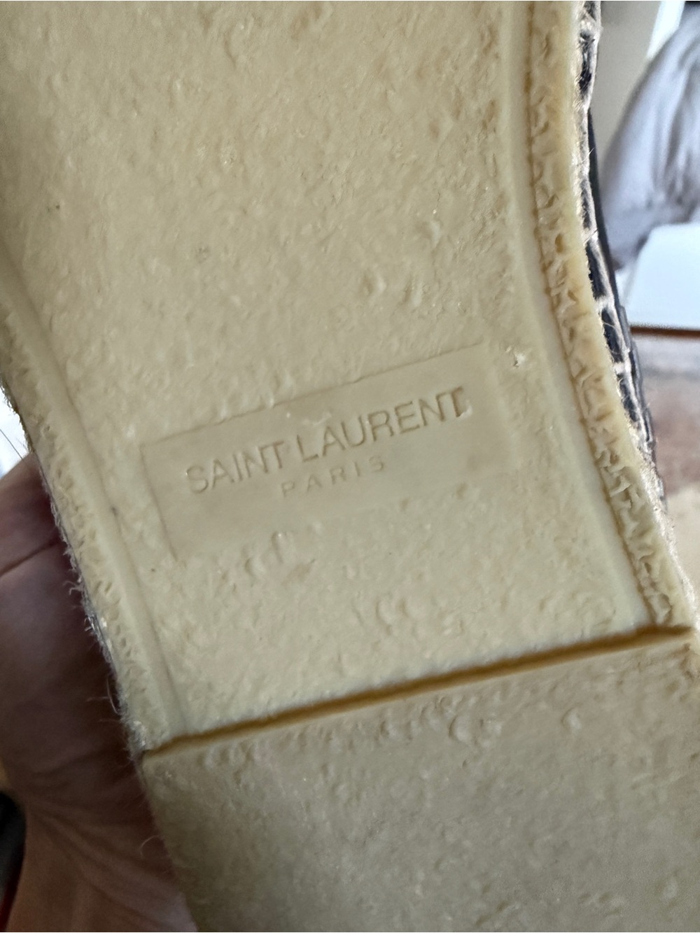 Saint Laurent Studded Leather Espadrilles - Picture 4 of 6